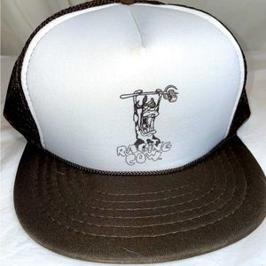 Raging Cow Snapback - KC Brand Hat - Mesh - Trucker Style Hat - Brown